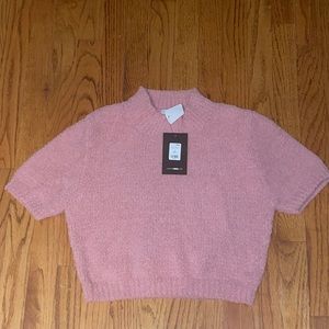 FASHION NOVA SHERPA CROP TOP